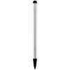 Dotykové pero 2v1 (stylus a presné ukazovátko), kapacitné, kov, strieborné, pre iPad a tablet Dotykové pero 2v1 (stylus a presné ukazovátko), kapacitné, kov, strieborné, pre iPad a tablet
