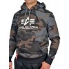 Alpha Industries Basic Hoody Camo pánska mikina black camo Farba: čierny maskáč, tmavý maskáč, Veľkosť: M Alpha Industries Basic Hoody Camo pánska mikina black camo Farba: čierny maskáč, tmavý maskáč, Veľkosť: M