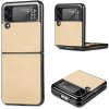 Kryt Cross Pattern Slim žltý – Samsung Galaxy Z Flip 3 Kryt Cross Pattern Slim žltý – Samsung Galaxy Z Flip 3
