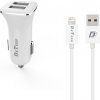 Autonabíjačka DeTech DE-C01i s Lightning káblom Autonabíjačka DeTech DE-C01i s Lightning káblom