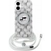 Karl Lagerfeld IML Monogram Crossbody K&CH Heads MagSafe pro iPhone 16 Transparent Karl Lagerfeld IML Monogram Crossbody K&CH Heads MagSafe pro iPhone 16 Transparent