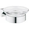 Grohe Essentials Cube - Miska na mydlo s držiakom, chróm 40754001 Grohe Essentials Cube - Miska na mydlo s držiakom, chróm 40754001