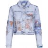 Desigual Džínsové bundy LOS ANGELES Modrá Desigual Džínsové bundy LOS ANGELES Modrá