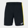 MAXI SHORT futbalové šortky čierna žltá XL MAXI SHORT futbalové šortky čierna žltá XL
