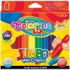 Colorino Kids farebné voskovky Jumbo 8 ks