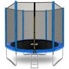 Trampolína Aga SPORT TOP 250 cm Blue + ochranná sieť+ schodíky Trampolína Aga SPORT TOP 250 cm Blue + ochranná sieť+ schodíky