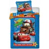 Faro · Bavlnené obliečky do detskej postieľky Autá – motív McQueen a Burák - 100% bavlna - 100×135 cm + 40×60 cm Faro · Bavlnené obliečky do detskej postieľky Autá – motív McQueen a Burák - 100% bavlna - 100×135 cm + 40×60 cm