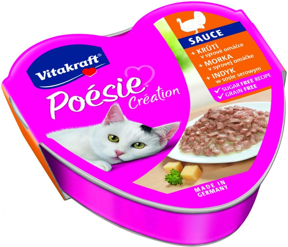 Vitakraft Cat Poésie šťáva krocan v sýr.om. 85 g