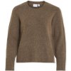 Vila Svetre Primia Knit - Fossil Hnedá Vila Svetre Primia Knit - Fossil Hnedá