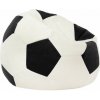 Sedací vak malá bielo čierna futbalová lopta TiaHome Sedací vak malá bielo čierna futbalová lopta TiaHome