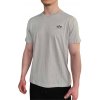 Alpha Industries Basic T Small logo Pastel Grey tričko pánske Farba: šedá, Veľkosť: 3XL Alpha Industries Basic T Small logo Pastel Grey tričko pánske Farba: šedá, Veľkosť: 3XL