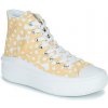 Converse Členkové tenisky Chuck Taylor All Star Move Floral Platform Lo-Fi Craft Hi Žltá Converse Členkové tenisky Chuck Taylor All Star Move Floral Platform Lo-Fi Craft Hi Žltá