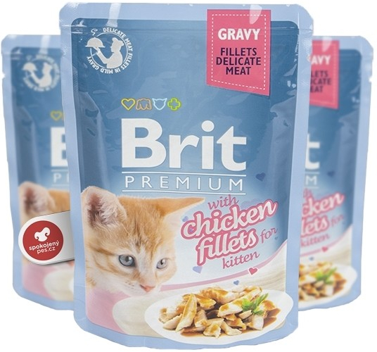 Brit Premium Cat D Fillets in Gravy for Kitten 85 g