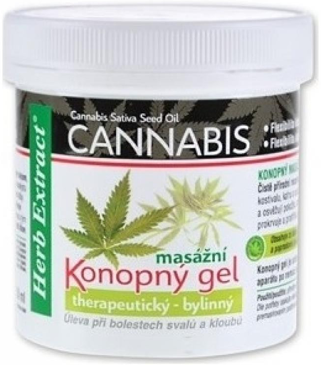 Herb Extract Cannabis konopný masážny gél 250 ml