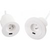 VersaTag 230 V zásuvka s USB A biela VersaTag 230 V zásuvka s USB A biela
