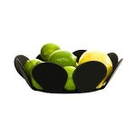 Sagaform Silicone bowl, black tvarovateľná misa/podložka