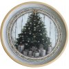 Clayre & Eef Hnedý plastový vianočný podnos Santa 40*1 cm Clayre & Eef Hnedý plastový vianočný podnos Santa 40*1 cm