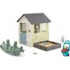 Set domček s pieskoviskom a záhradka s hojdačkou Square Playhouse Life Smoby rozšíriteľný so záhradným vozíkom s náradím Set domček s pieskoviskom a záhradka s hojdačkou Square Playhouse Life Smoby rozšíriteľný so záhradným vozíkom s náradím