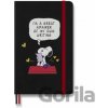 Moleskine Peanuts Snoopy Verehrer Notizbuch limitierte Ausgabe L A5 liniert fester Einband Schwarz