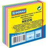 DONAU Bloček Donau v 6 neónových farbách 50x50mm 250l DONAU Bloček Donau v 6 neónových farbách 50x50mm 250l