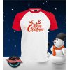 Tričko baseballové tričko Merry Christmas Tričko baseballové tričko Merry Christmas
