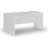 Ergonomický kancelársky písací stôl PRIMO WHITE, 160x120 cm, ľavý, biela Ergonomický kancelársky písací stôl PRIMO WHITE, 160x120 cm, ľavý, biela