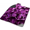 Sablio Plážová deka Fialové kvety: 200x140 cm Sablio Plážová deka Fialové kvety: 200x140 cm