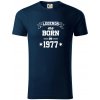 Legends are born in 1977 - Tričko z organickej bavlny - S ( Tmavomodrá (takmer čierna) ) Legends are born in 1977 - Tričko z organickej bavlny - S ( Tmavomodrá (takmer čierna) )