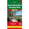 Autokarte Deutschland West 1:500.000. Germany West