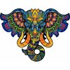 PUZZLER Dřevěné puzzle Posvátný slon 160 dílků PUZZLER Dřevěné puzzle Posvátný slon 160 dílků