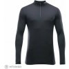 Devold Breeze Merino 150 Zip Neck tričko, čierna XL Devold Breeze Merino 150 Zip Neck tričko, čierna XL