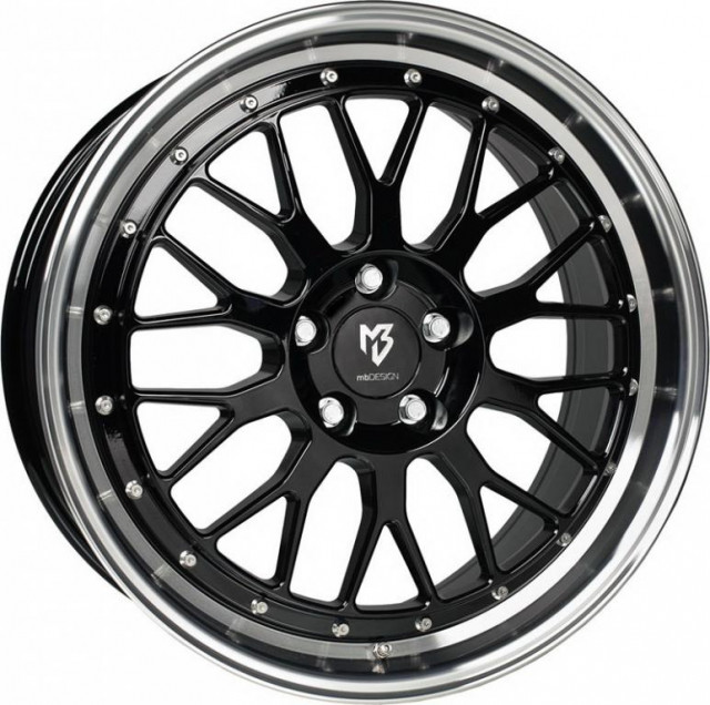 mbDESIGN LV1 7,5x18 5x112 ET45 gloss black polished