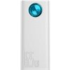 Baseus PPLG000102 Amblight Digital Display Powerbanka 30000mAh 65W White Baseus PPLG000102 Amblight Digital Display Powerbanka 30000mAh 65W White