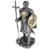 Templársky rytier s kopiou (Dekorácia do bytu, model rytiera) Templársky rytier s kopiou (Dekorácia do bytu, model rytiera)