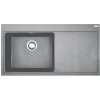 Granitový kuchynský drez FRANKE Mythos MTG 611/2 - s excentrom Farba: šedý kameň Granitový kuchynský drez FRANKE Mythos MTG 611/2 - s excentrom Farba: šedý kameň