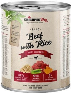 Chicopee Dog Pure Beef with Rice 0,8 kg