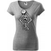 Basketbal kostra - Dámske tričko Pure - L ( Tmavosivý melír ) Basketbal kostra - Dámske tričko Pure - L ( Tmavosivý melír )