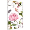 Vertikálny foto obraz sklenený Kvetinový vzor 50x100 cm Vertikálny foto obraz sklenený Kvetinový vzor 50x100 cm