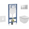 GEBERIT - Duofix Set předstěnové instalace, klozetu Tesi a sedátka softclose, tlačítko Sigma30, matný chrom/chrom SANI11CD2138 GEBERIT - Duofix Set předstěnové instalace, klozetu Tesi a sedátka softclose, tlačítko Sigma30, matný chrom/chrom SANI11CD2138