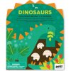 Petit Collage Omalovánka se samolepkami dinosauři Petit Collage Omalovánka se samolepkami dinosauři