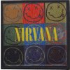 Nirvana Distressed Happy Face Blocks Nášivka Nirvana Distressed Happy Face Blocks Nášivka