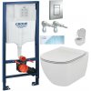 Grohe Rapid SL pre závesné WC 38528SET s chrómovou doskou + WC Ideal Standard Tesi so sedadlom SoftClose, AquaBlade 38772001 TE1 Grohe Rapid SL pre závesné WC 38528SET s chrómovou doskou + WC Ideal Standard Tesi so sedadlom SoftClose, AquaBlade 38772001 TE1