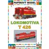 Papierový model - Dieselová ozubnicová lokomotíva T 426 Rakušanka R715 Papierový model - Dieselová ozubnicová lokomotíva T 426 Rakušanka R715