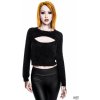 sveter KILLSTAR Black Out Fuzzy Crop sveter KILLSTAR Black Out Fuzzy Crop