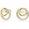 Swarovski Elegantné pozlátené kôstky so zirkónmi Hyperbola 5740407