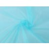Organza tuhá tyrkys 1m Organza tuhá tyrkys 1m