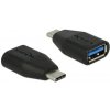 Delock Adaptér SuperSpeed USB 10 Gbps (USB 3.1 Gen 2) USB Type-C™ samec > Typ-A samica Delock Adaptér SuperSpeed USB 10 Gbps (USB 3.1 Gen 2) USB Type-C™ samec > Typ-A samica