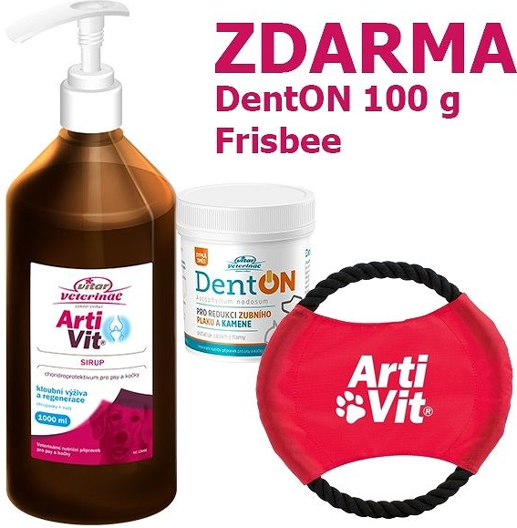 Vitar Veterinae ArtiVit Sirup 1000 ml DentON100 kšilt b