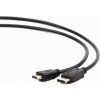 Gembird kábel DisplayPort (M) na HDMI (AM), 1.8 m, čierny CC-DP-HDMI-6 Gembird kábel DisplayPort (M) na HDMI (AM), 1.8 m, čierny CC-DP-HDMI-6