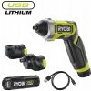 Akumulátorový skrutkovač Ryobi 4V USB RSD4-120TA2 2,0 Ah vymeniteľná hlava 10 bitov Akumulátorový skrutkovač Ryobi 4V USB RSD4-120TA2 2,0 Ah vymeniteľná hlava 10 bitov